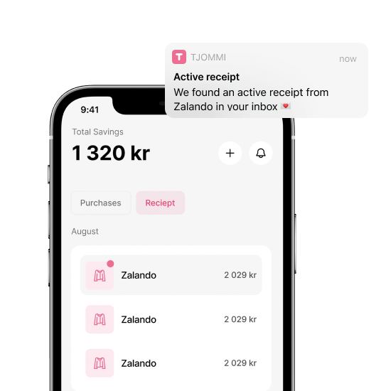 tjommi app UI