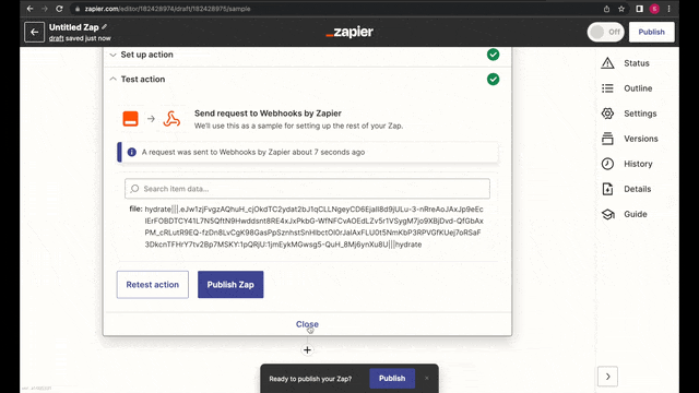 how to take automated screenshots with zapier and save them to google drive